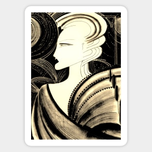 THE NIGHT OF ART DECO Sticker